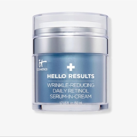 IT COSMETICS Hello Results Wrinkle Reducing Retinol Serum-In-Cream NIB 1.7oz $72 - Picture 5 of 12